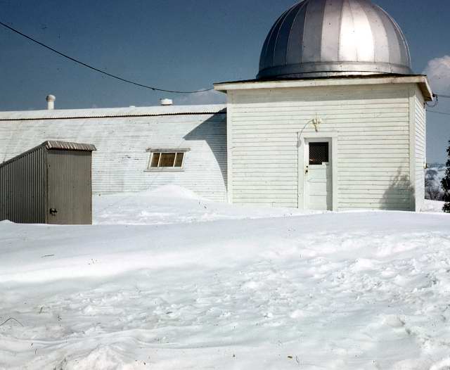 Armfield Observatory and Quonset - Winter of 1959-60
