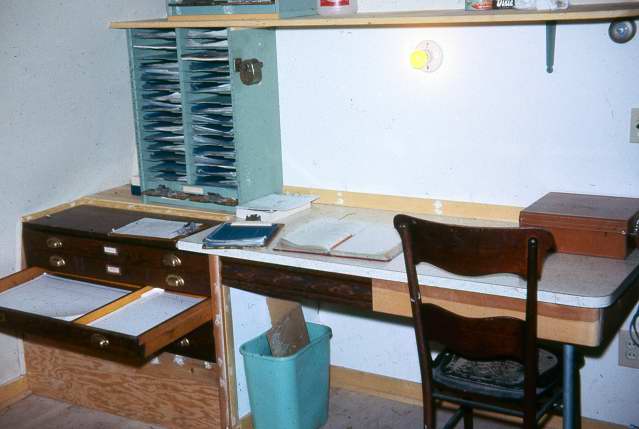 Quonset Office Desk Area