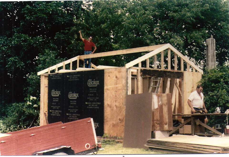 New Tool Shed Building - Construction