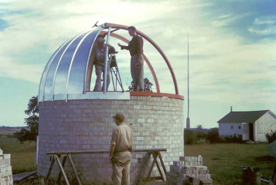 Buckstaff Observatory construction