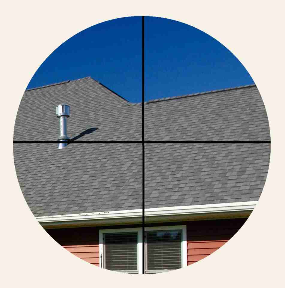 Chimney flue not in the finder scope crosshairs. MAS image.