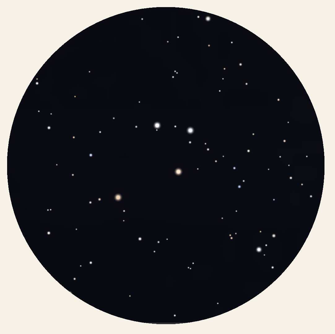Herman's Cross - Stellarium