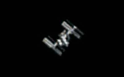 ISS as imaged by MAS member Shubhendu Sadhukhan. MAS image.
