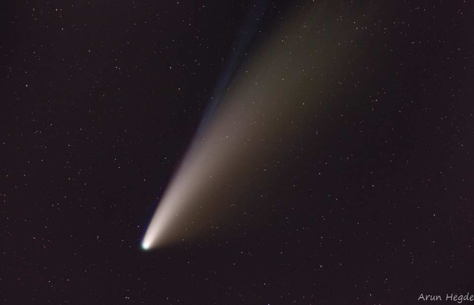 Comet Neowise (C2020 F3) Closeup by Arun Hegde 