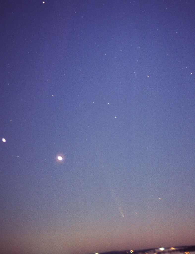 Comet Kohoutek by John Asztalos 
