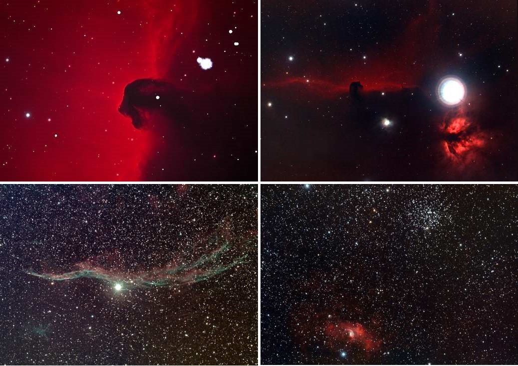 Images from the F & G Scopes at the observatory.