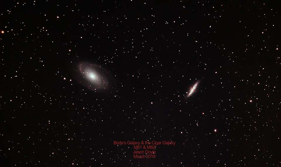 M81 / M82  by Jason Doyle 