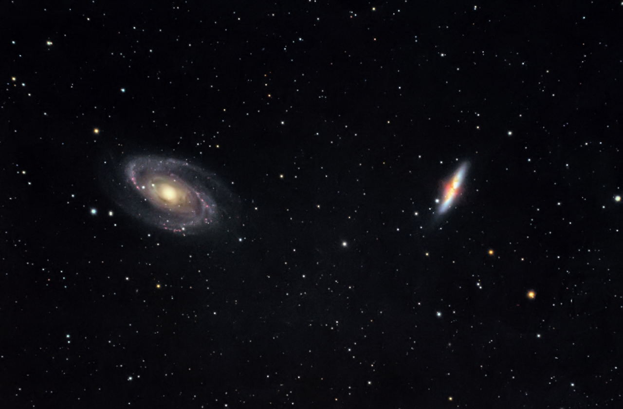 M81 & M82 by Chad Andrist 