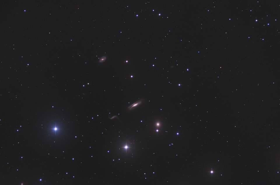 NGC 3190 Group by Tom Schmidtkunz 