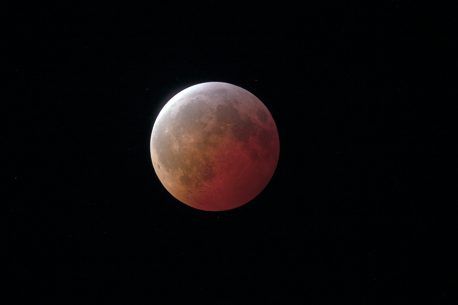 Total Lunar Eclipse - Ending Phase