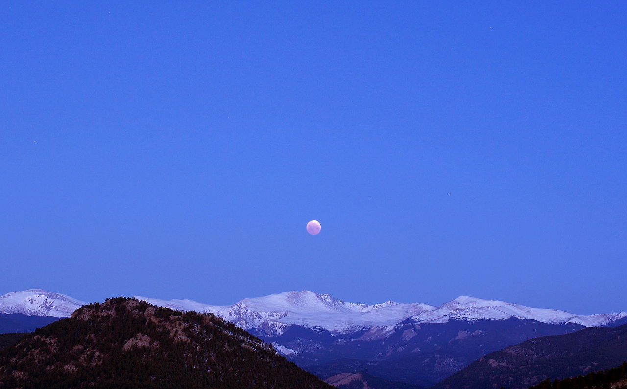 Lunar Eclipse Evergreen, CO by John Asztalos 
