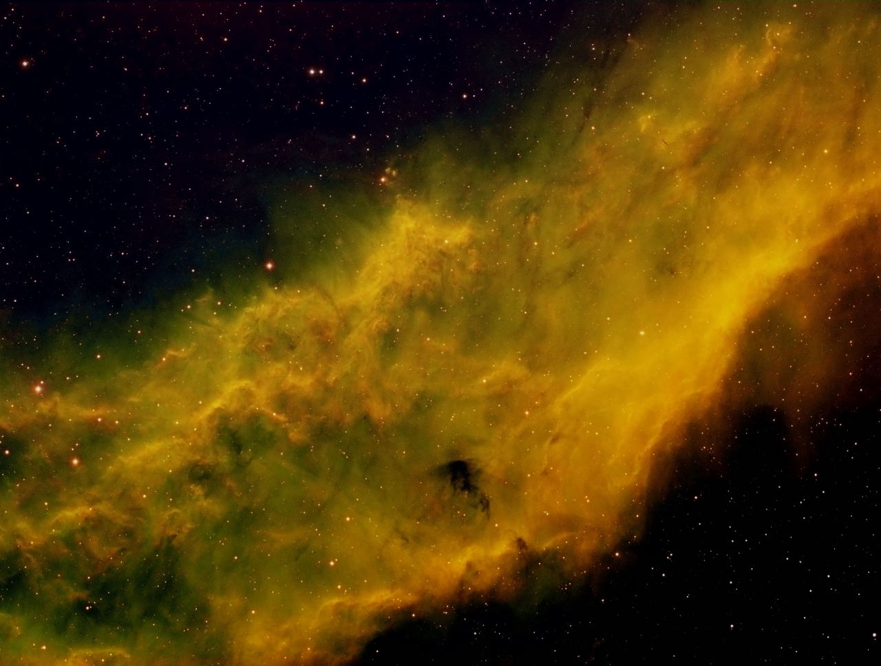 California Nebula by Dennis Roscoe 