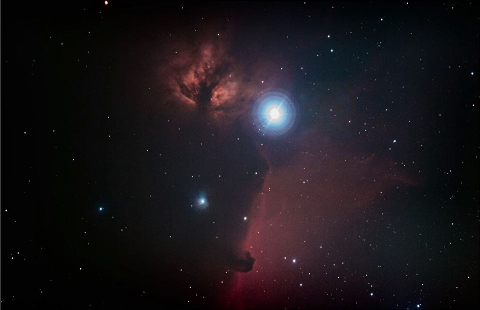 Horsehead & Flame Nebula by Jason Doyle 