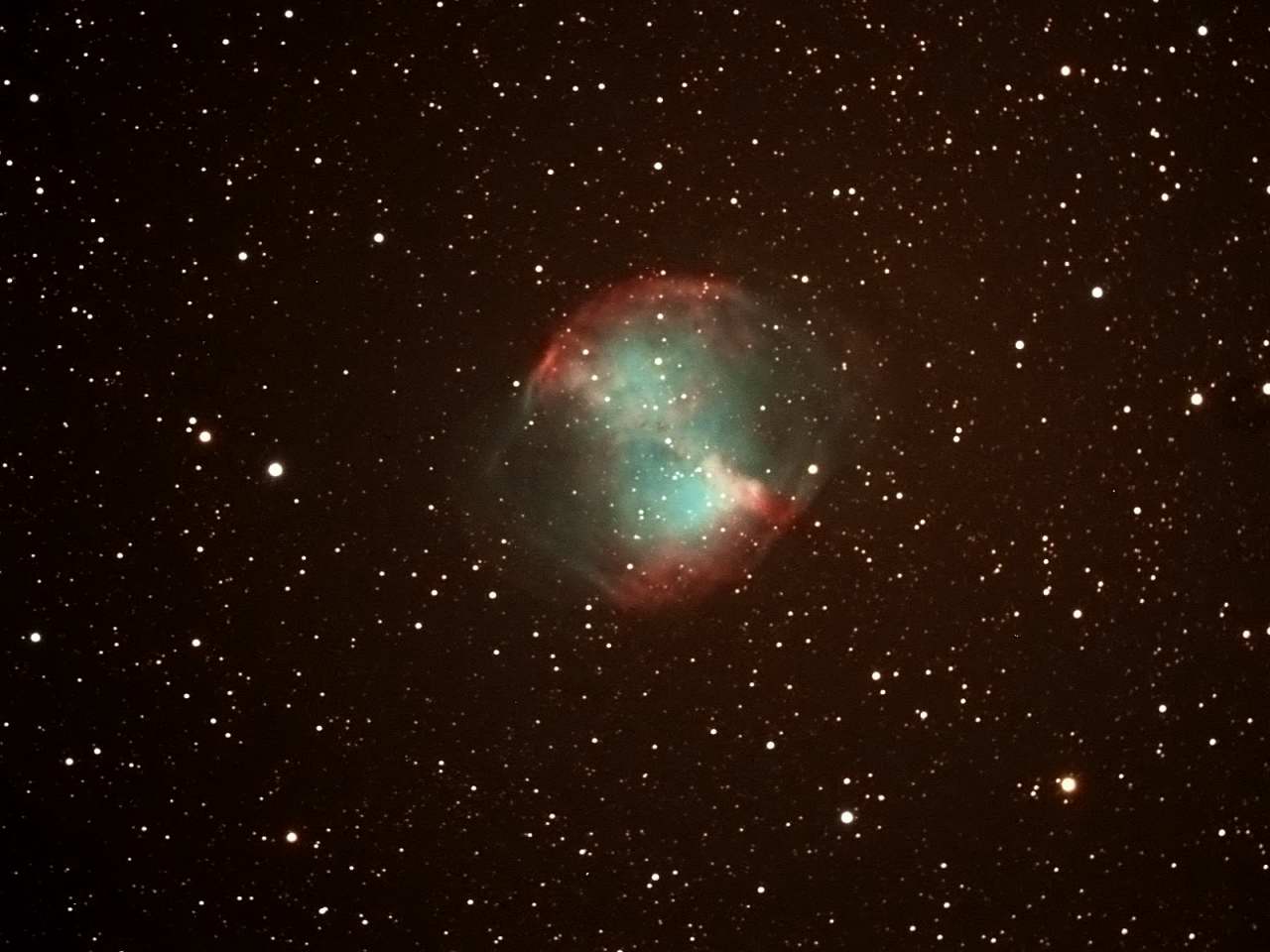 M27 - Dumbbell Nebula by Jeff Kraehnke 