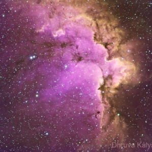 The Wizard Nebula in SHO by Dhruva Kalyani 