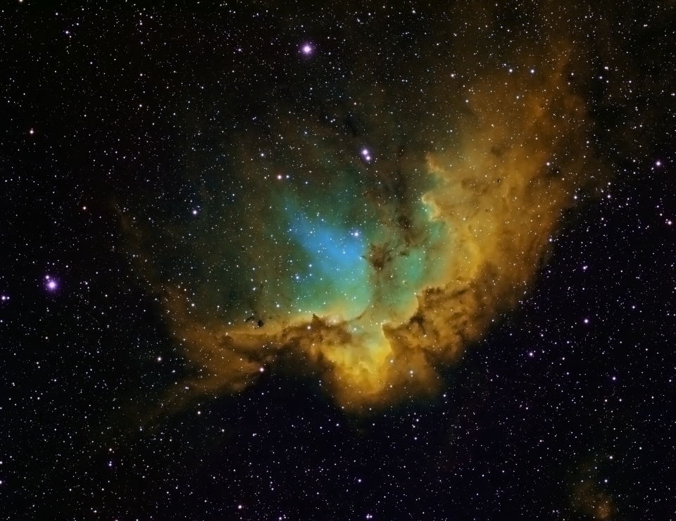 NGC7380 - Wizard Nebula by Steve Wiencek 