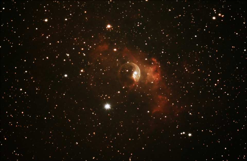 NGC 7635 - 
		Bubble Nebula   by Jason Doyle 