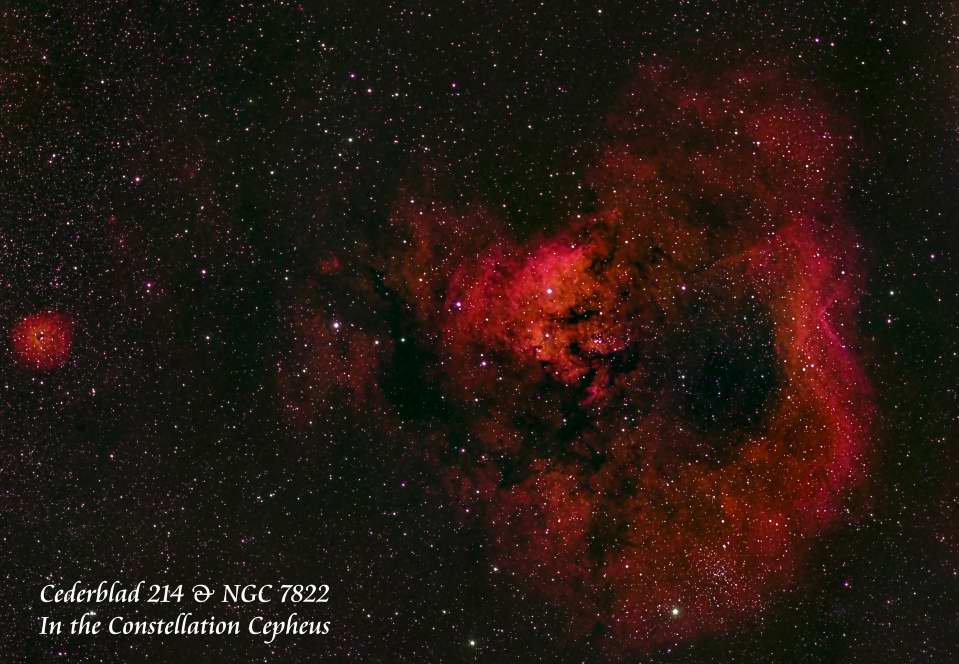 Cederblad 214 
		& NGC 7822   by Paul Borchardt 