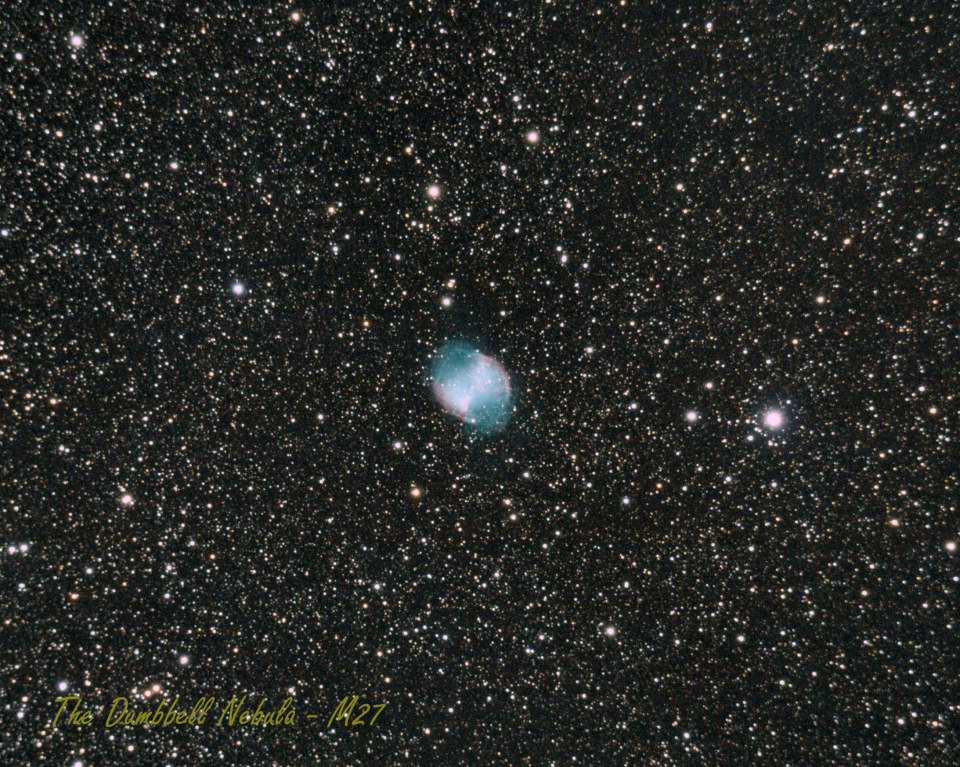 M27 - Dumbbell Nebula by Jim Bakic 