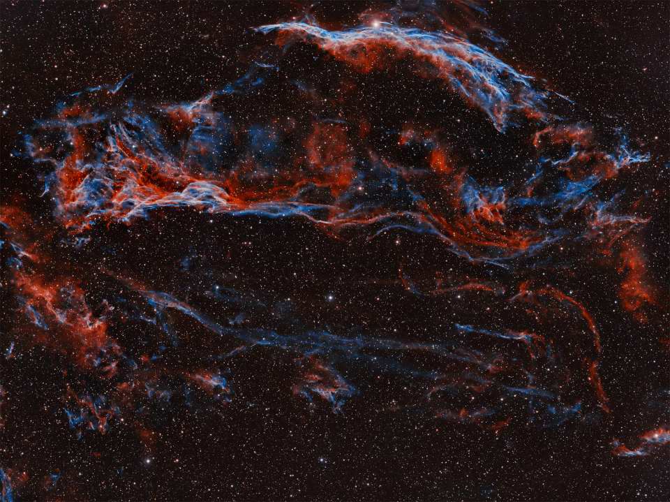 Western Veil Nebula by Chad Andrist 