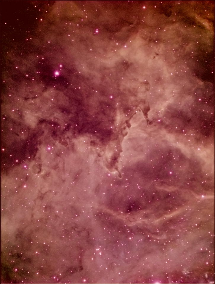 NGC 
		2237 - 
		The Rosette Nebula by Scott Jamieson 