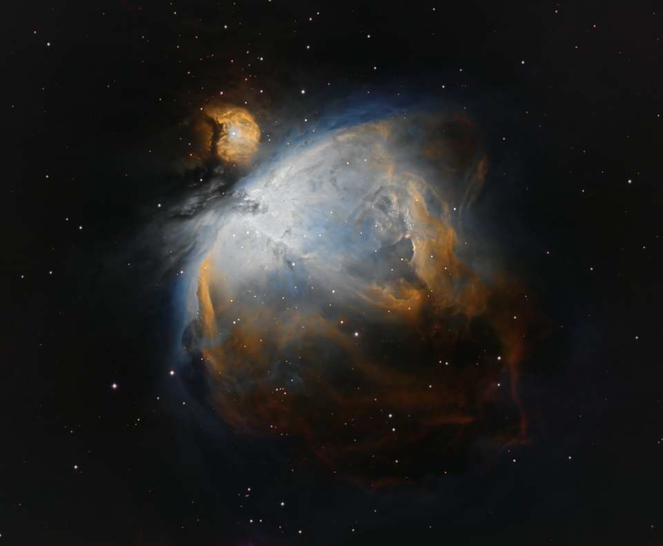 Orion Nebula by Dennis Roscoe 