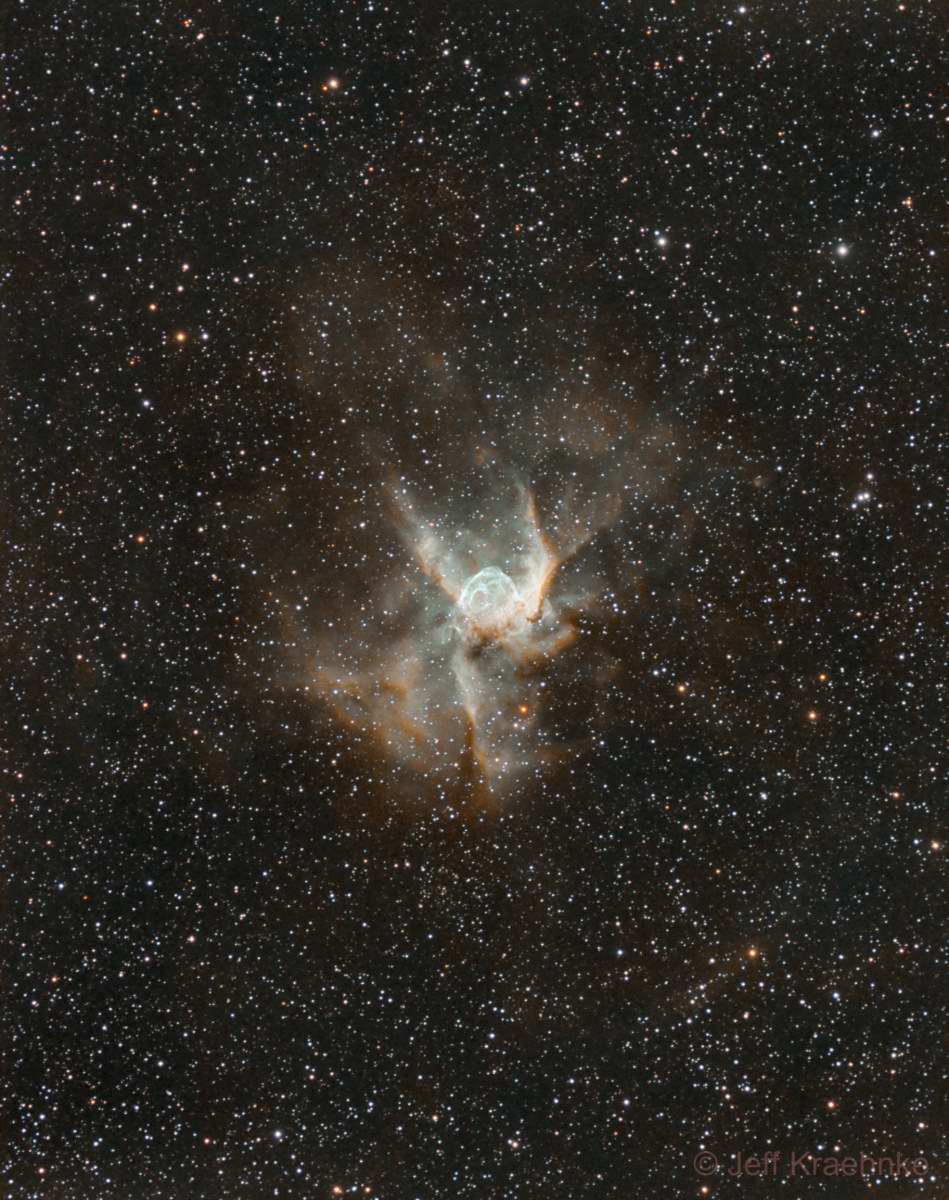 NGC2359 Thor's Helmet in HOO
