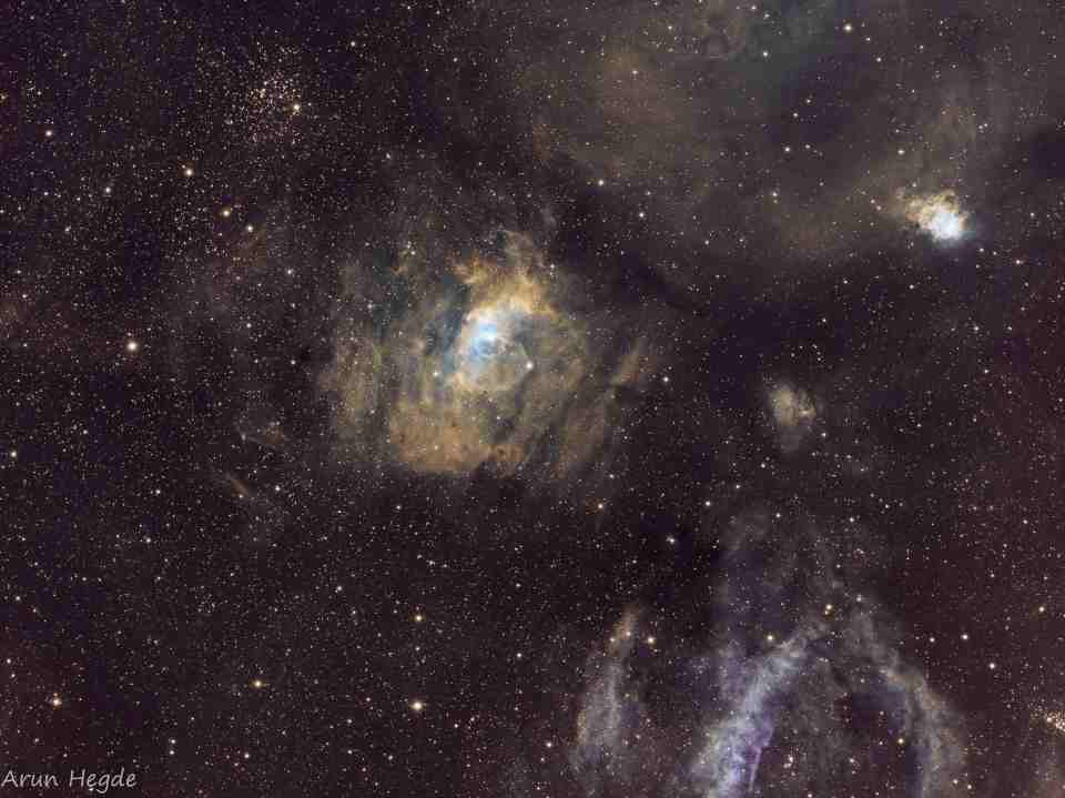 Bubble Nebula in Widefield