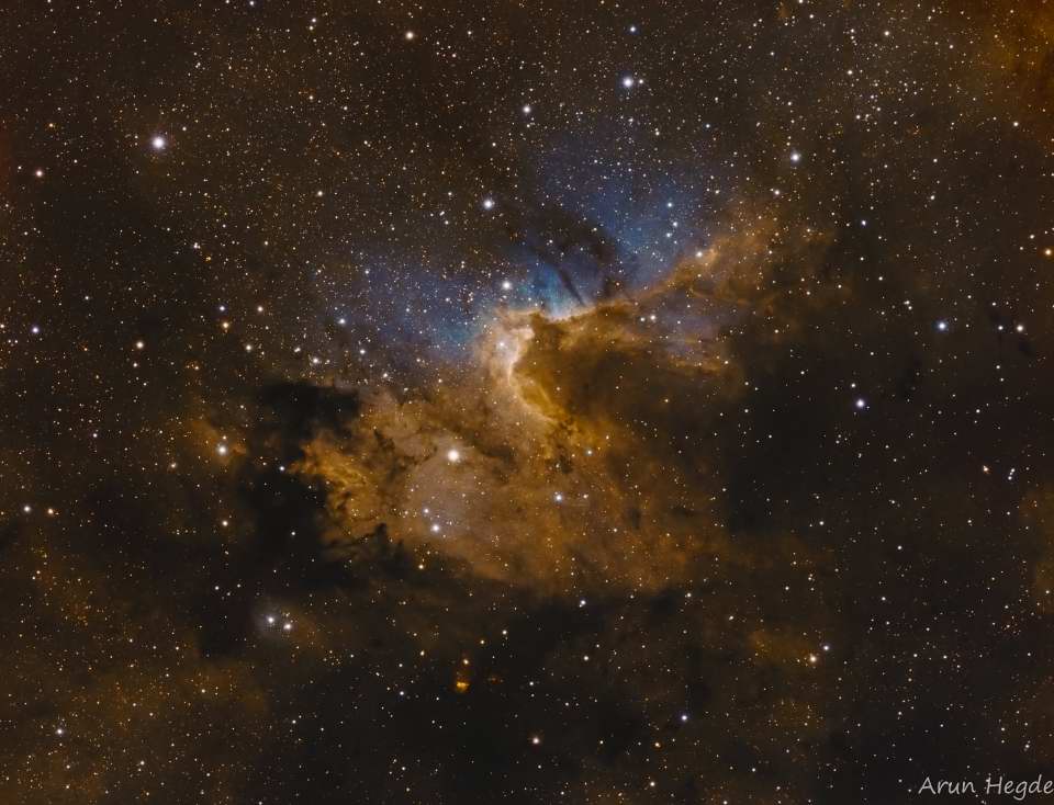 Sh2-155 - The Cave Nebula by Arun Hegde 