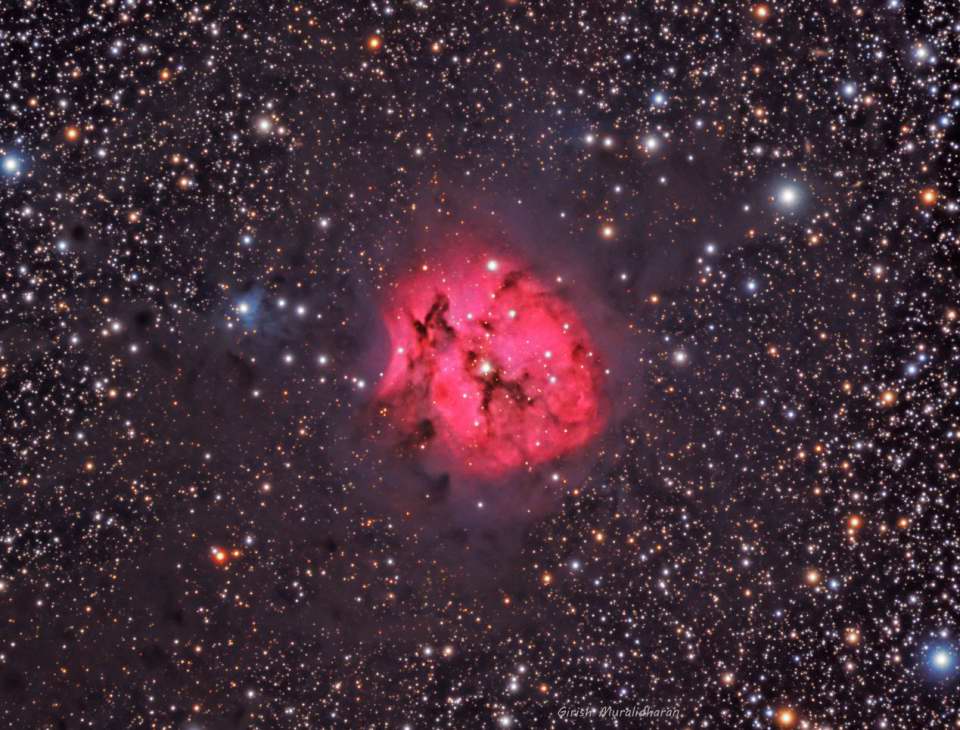 IC 5146 - Cocoon Nebula in HaLRGB by Girish Muralidharan 