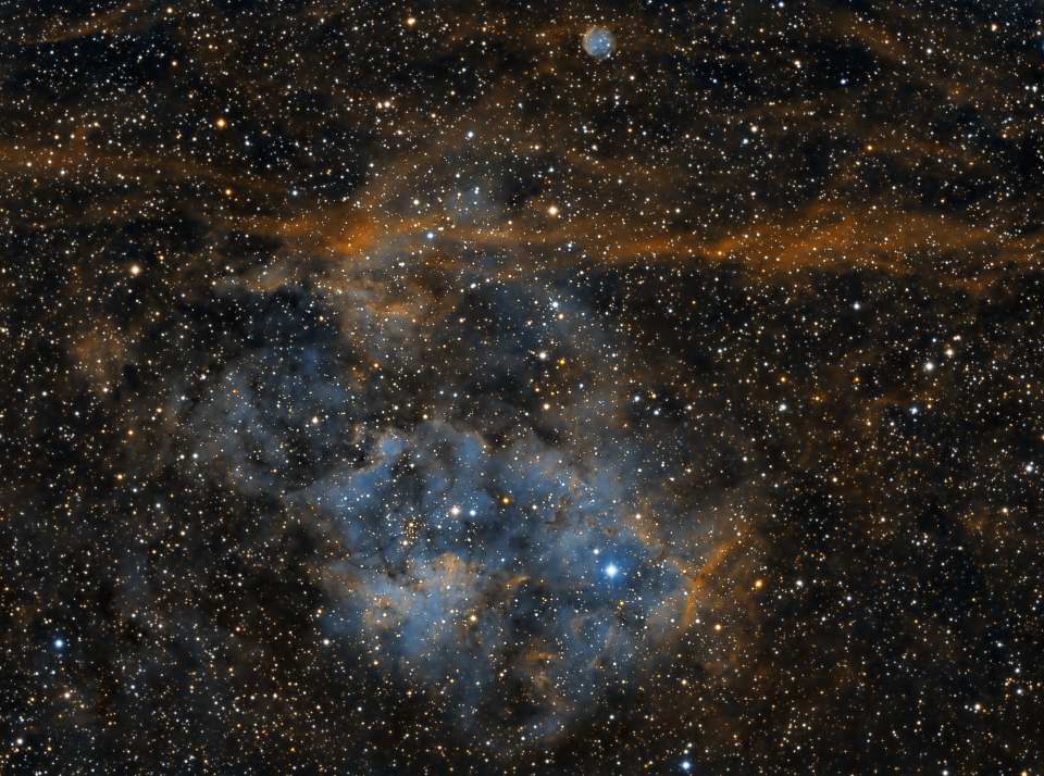 Sh2-155 The Cave Nebula by Dennis Roscoe 