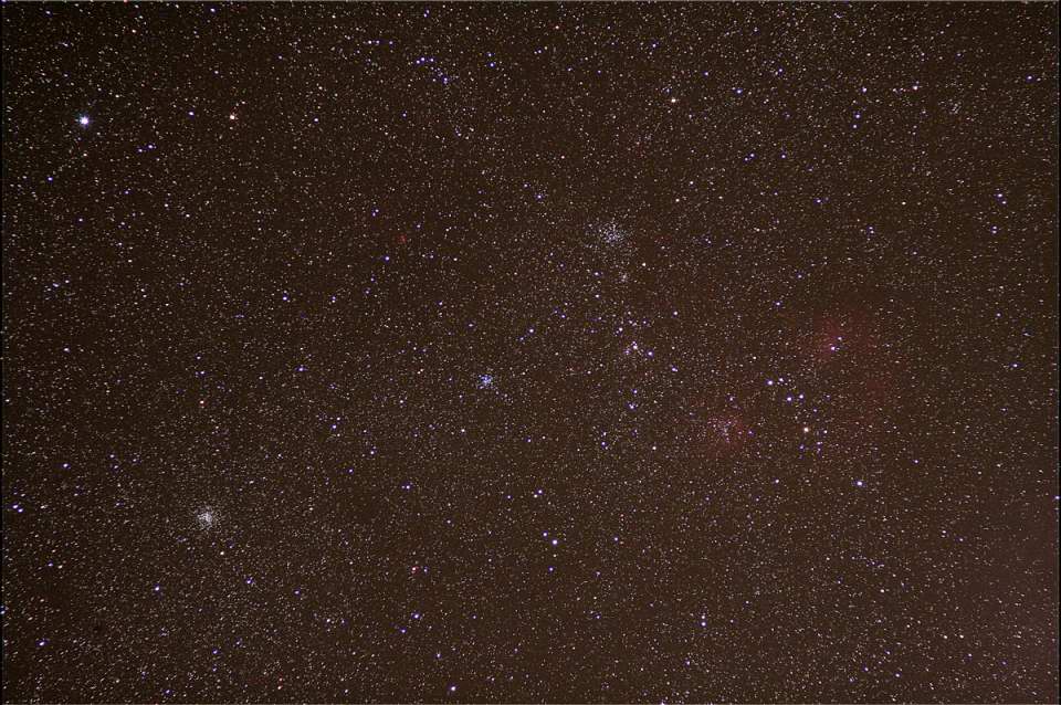 Auriga 
		Widefield - M36, M37, and M38 by Tom Schmidtkunz 