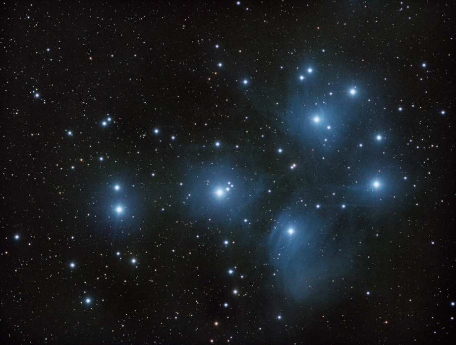 M45 - The Pleiades by Jim Bakic 