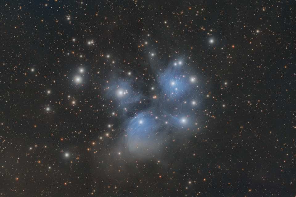 M45 - The Pleiades by Chad Andrist 