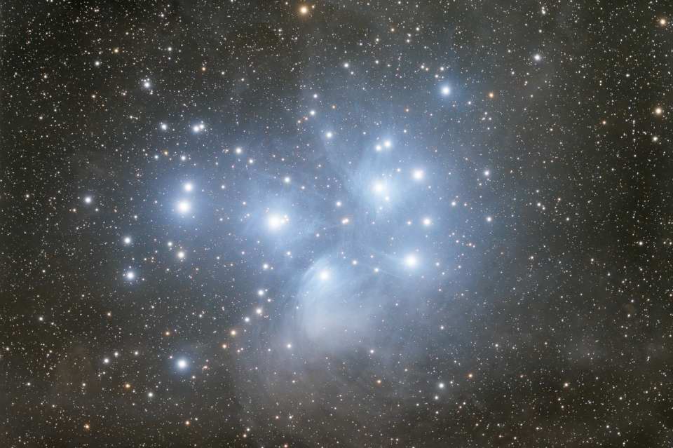 Messier 45 - The Pleiades by Arun Hegde 