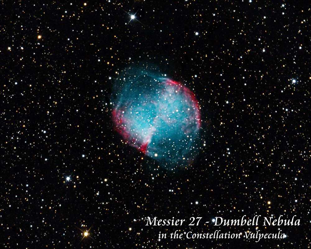M27 
		- The Dumbbell Nebula by Paul Borchardt 
