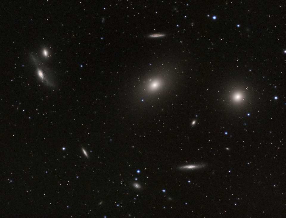 M84, M86 - Part of the Markarian Chain