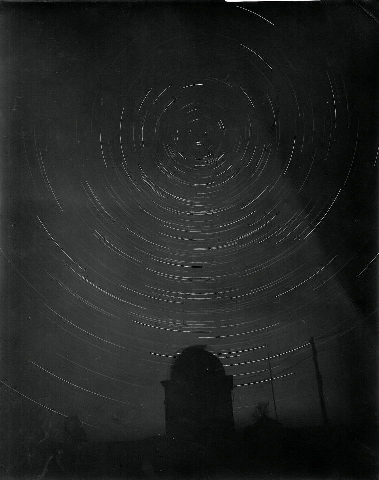 1939 Star Trails over Armfield Observatory