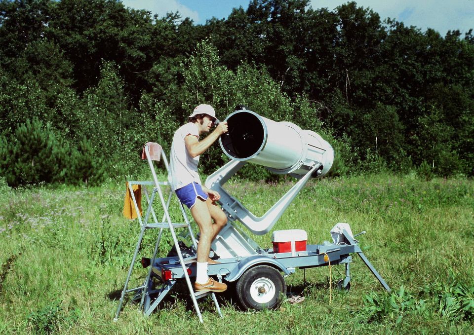 1977 - Ray Zit and his 14 inch reflector