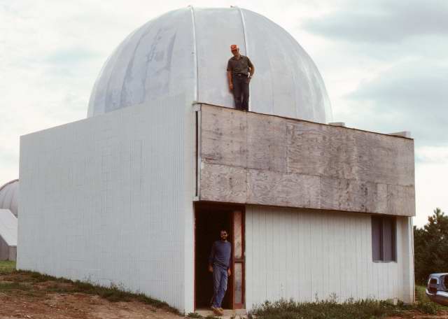 Z Dome from the southwest. Gerry Samolyk and John Asztalos.