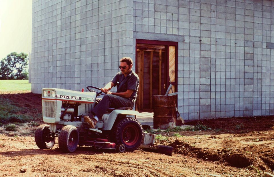1981 - Gerry Samolyk on Tractor