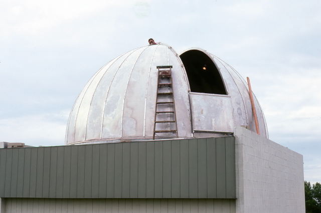 Painting the dome white