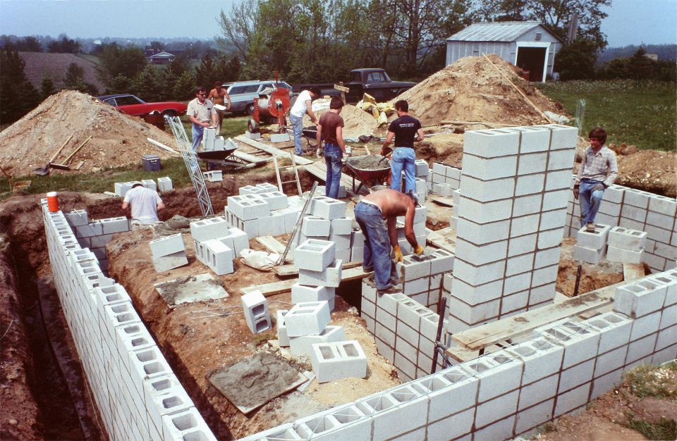 May 24, 1980 - First weekend laying block
