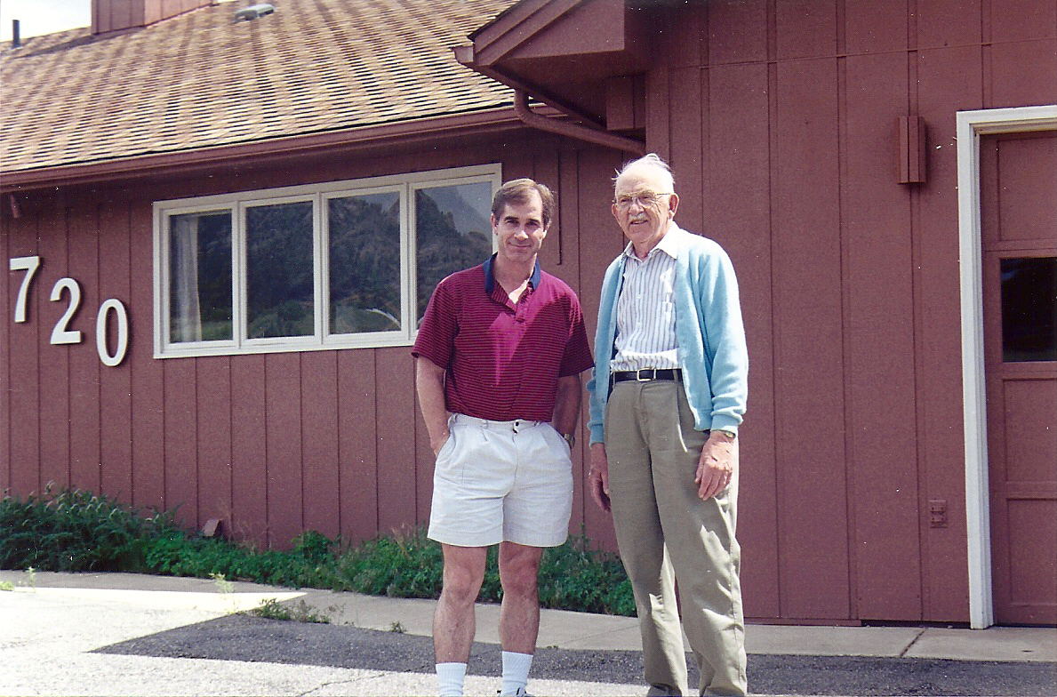 Gene Hanson & Ed Halbach at Ed's home in Colorado