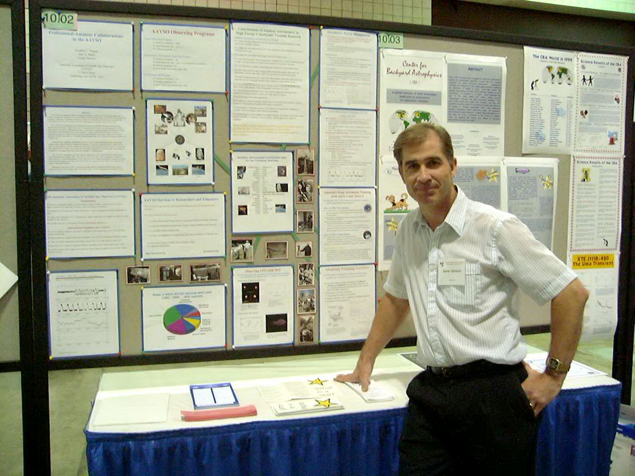 Gene Hanson at the AAS Conference - 1999.