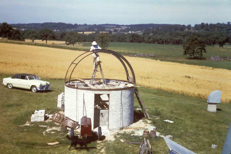 Buckstaff Observatory construction