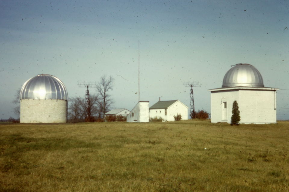 View of the completed Buckstaff Observatory with the rest of the grounds in 1951.