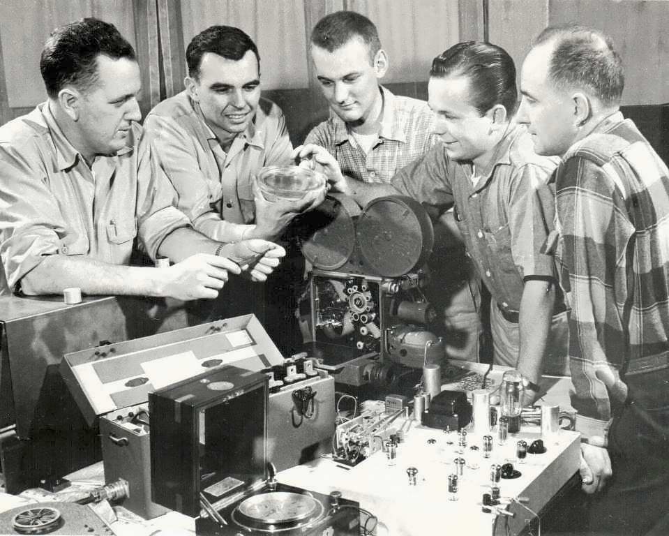 1954 Eclipse Expedition - Bill Albrecht, David Knaup, John Neff, Richard Fink, Bill Konig