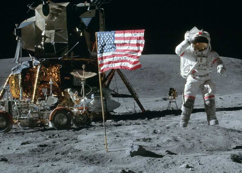 Man on the Moon. Apollo 17. NASA photo.