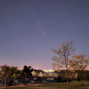 Comet Tsuchinshan-ATLAS From Froemming Park by Matt Jahns 